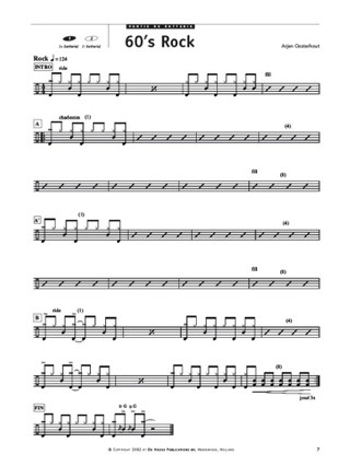 Real Time Drums 1 - In More Songs - Arjen Oosterhout - Partition